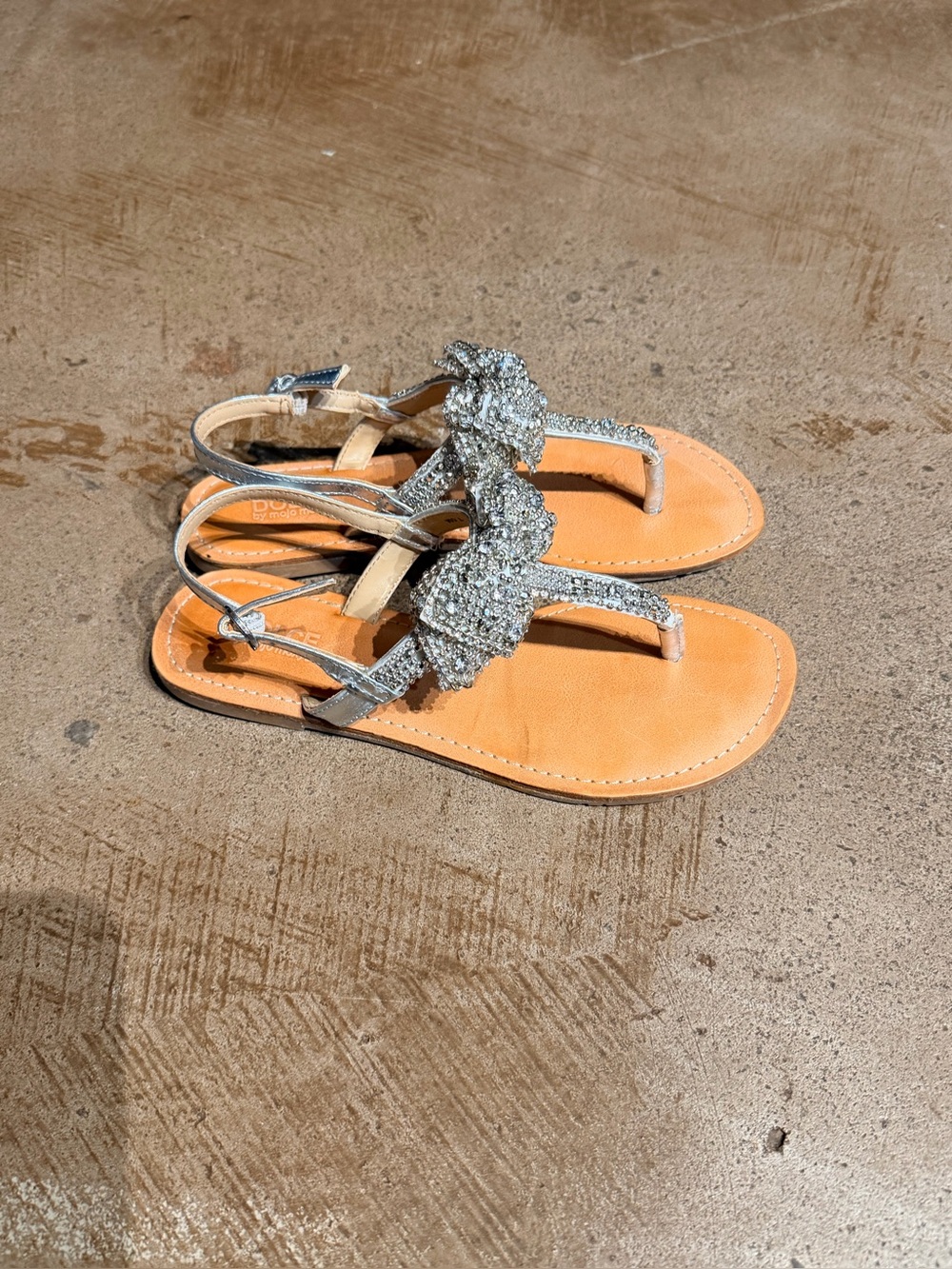 Dolce by Mojo Moxy Sienna Rhinestone Flat Sandals